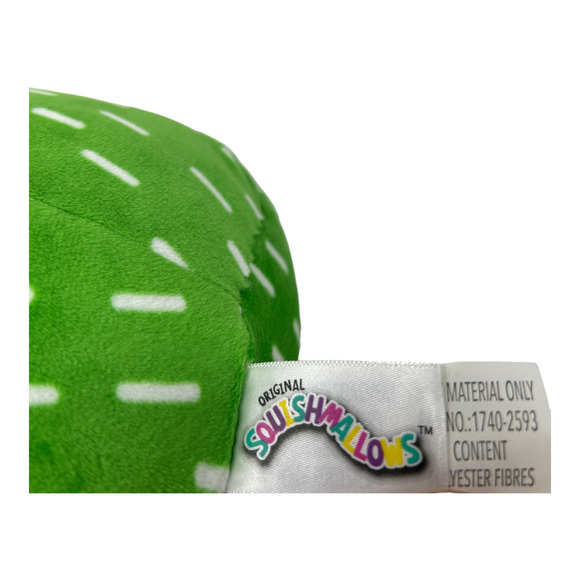 Maritza The Cactus Squishmallow Mexico Bow Tie Green Red White New Kellytoy 7" - Picture 9 of 14